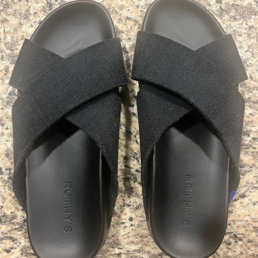 Rothy's Black Sandals